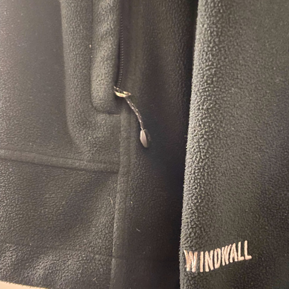 Northface black fleece jacket